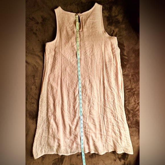 Anthropologie Naif Ballet Pink Sleeveless Midi Shift Dress EUC - Picture 5 of 7